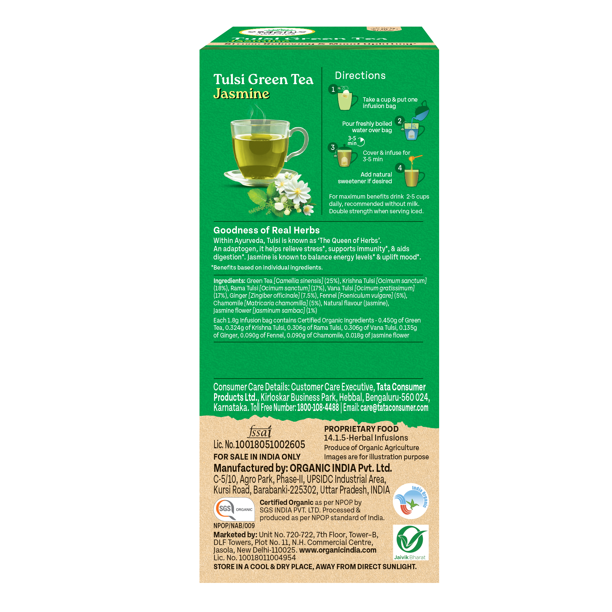 Tulsi Green Tea Jasmine