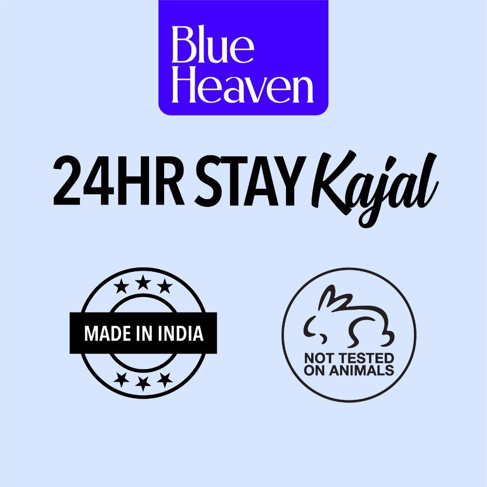 Blue Heaven
24hr Stay Kajal Black Waterproof - Jet Black
(0.30g)