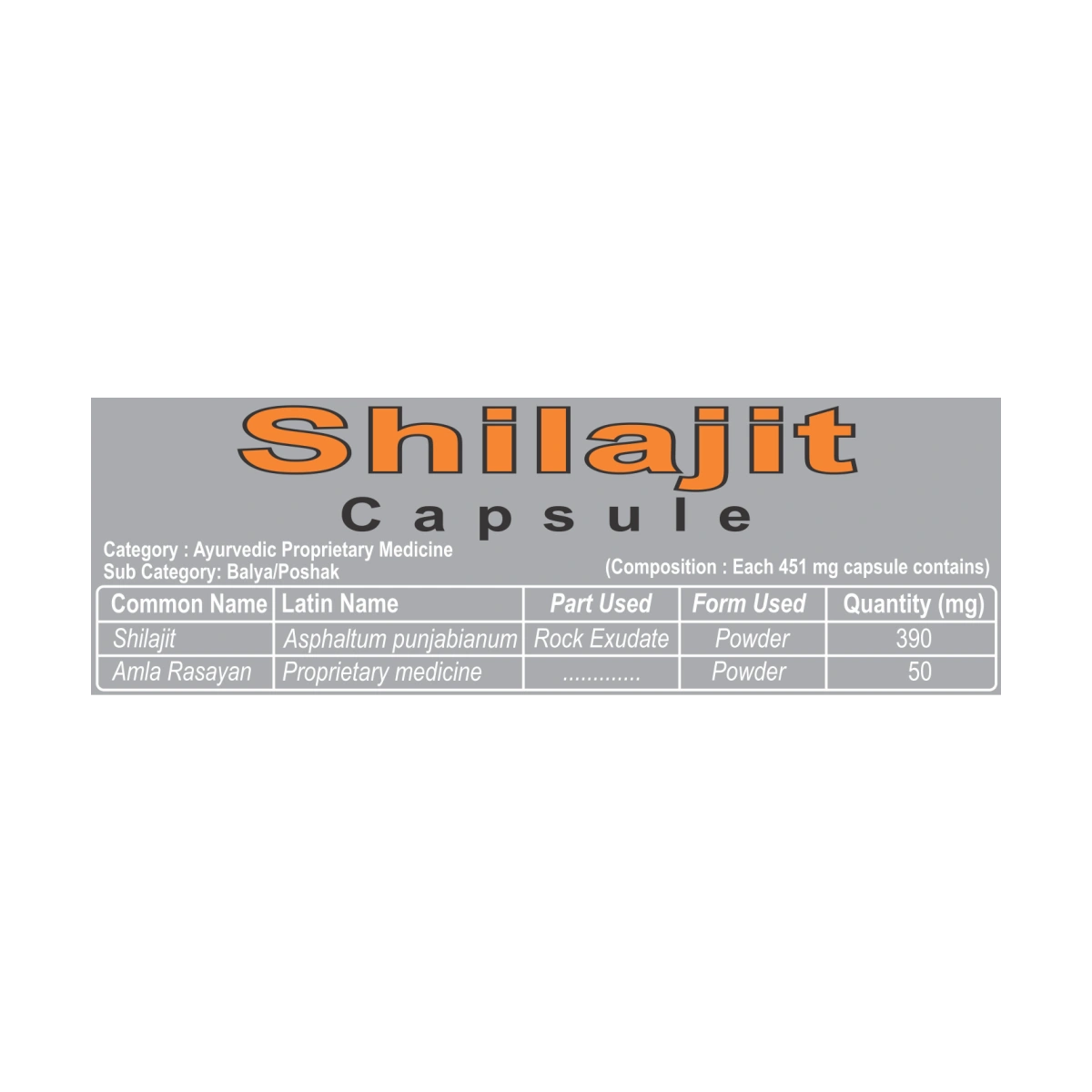 Patanjali Shilajit capsule 20N