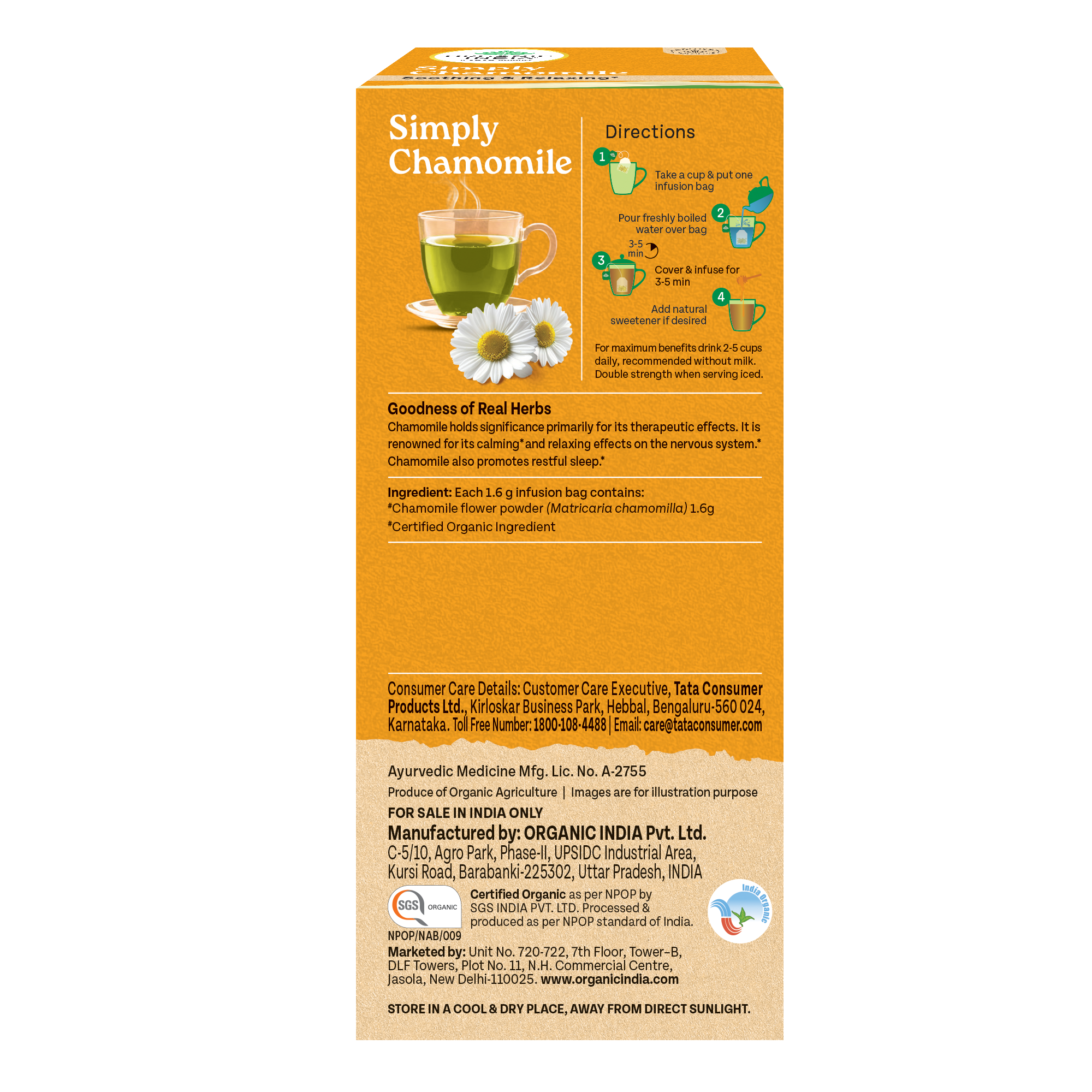 Organic India Simply Chamomile