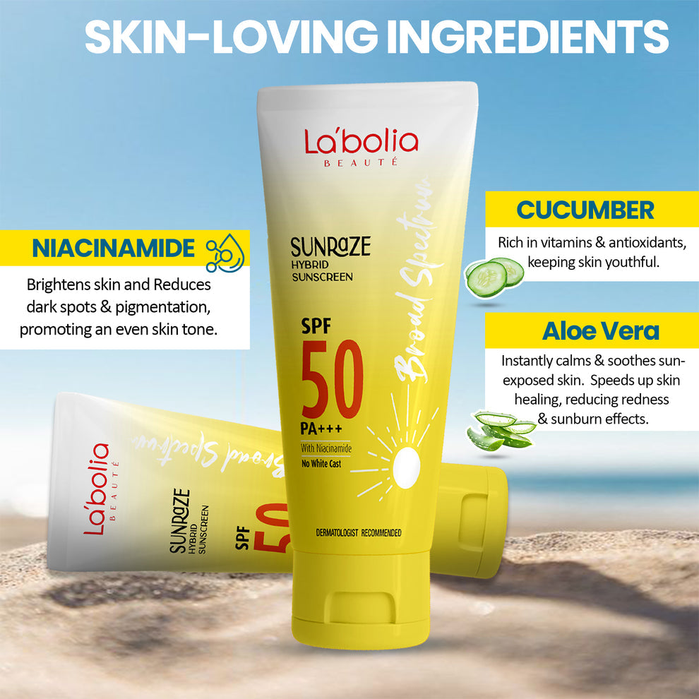 Labolia Beaute Sunraze Hybrid Sunscreen SPF 50 PA+++