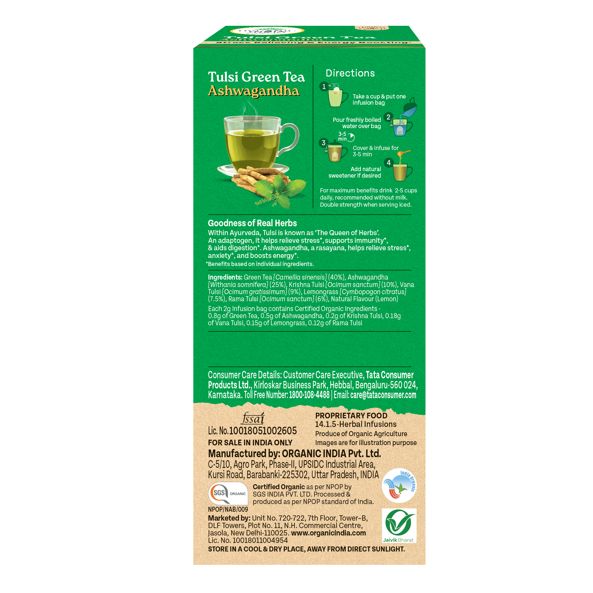 Organic India Tulsi Ashwagandha