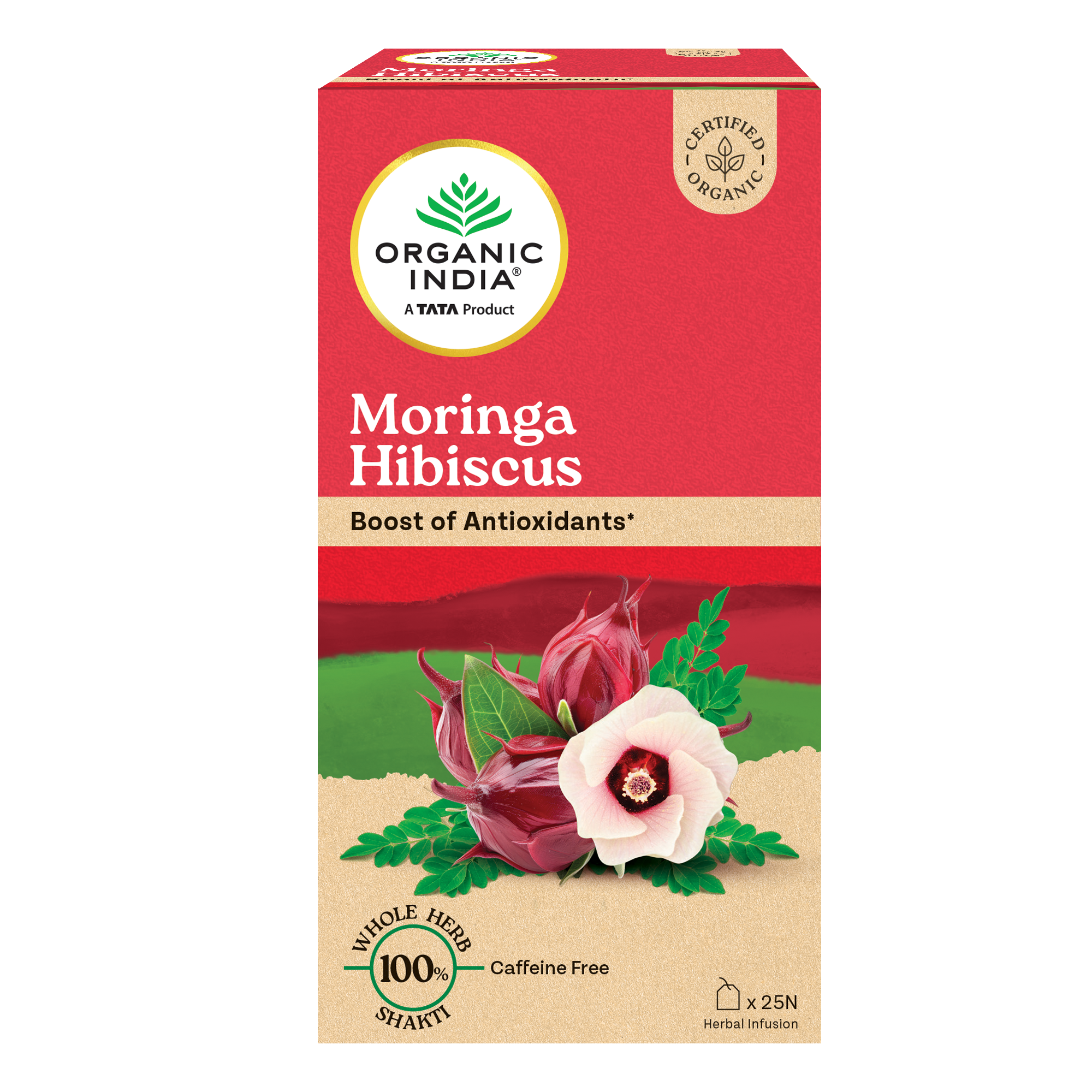 Organic India Moringa Hibiscus